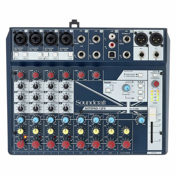 Imagem de Mesa Soundcraft Notepad-12FX