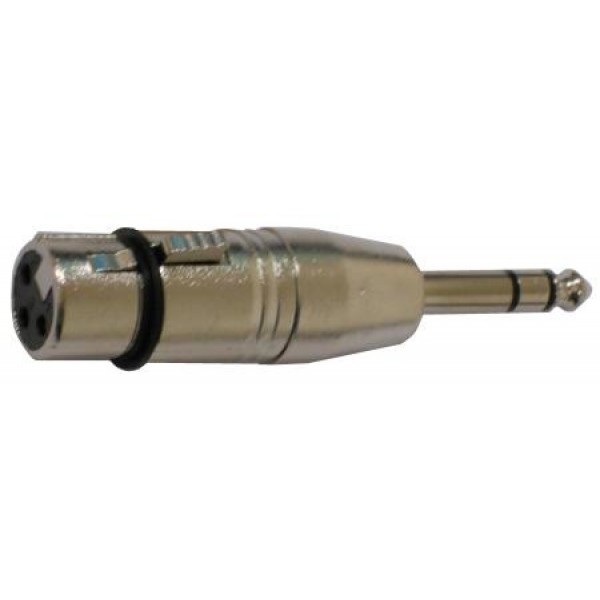 Imagem de Adaptador EK Audio XLR Fêmea para Jack 6,3mm Stereo Macho A-043