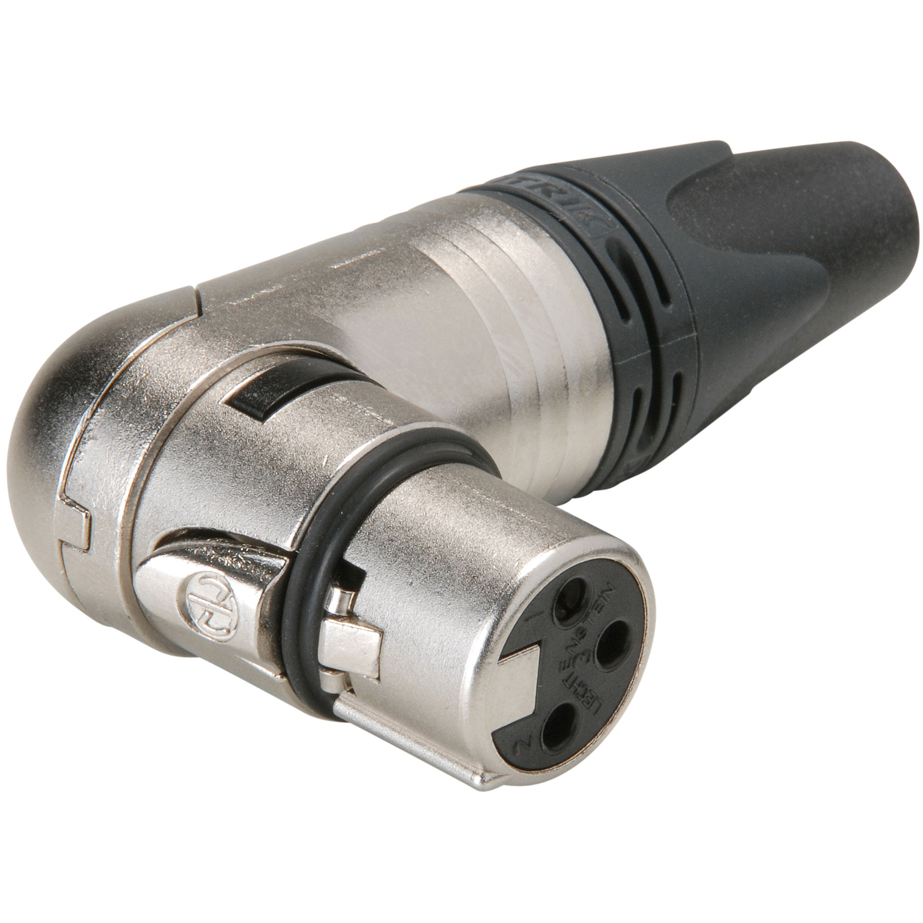 Imagem de Ficha XLR Neutrik Fêmea Curva NC3FRX