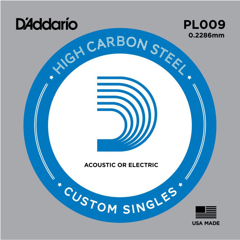 Imagem de Corda para Guitarra Acústica/Elétrica D'addario .009 PL009