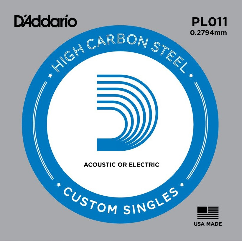 Imagem de Corda para Guitarra Acústica/Elétrica D'addario .011 PL011