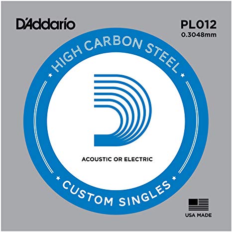 Imagem de Corda para Guitarra Acústica/Elétrica D'addario .012 PL012