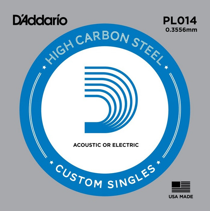 Imagem de Corda para Guitarra Acústica/Elétrica D'addario .014 PL014