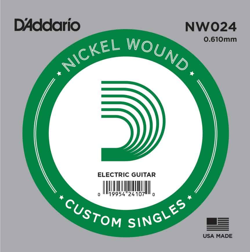 Imagem de Corda para Guitarra Elétrica D'addario .024 NW024