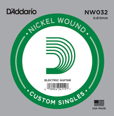 Imagem de Corda para Guitarra Elétrica D'addario .032 NW032