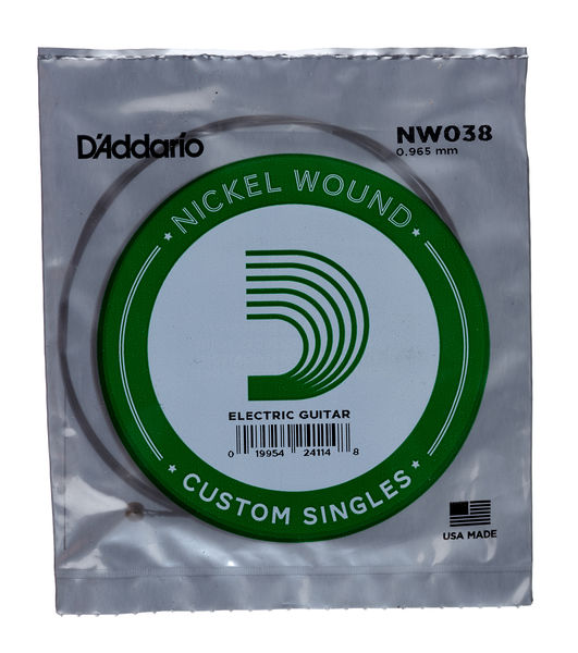 Imagem de Corda para Guitarra Elétrica D'addario .038 NW038