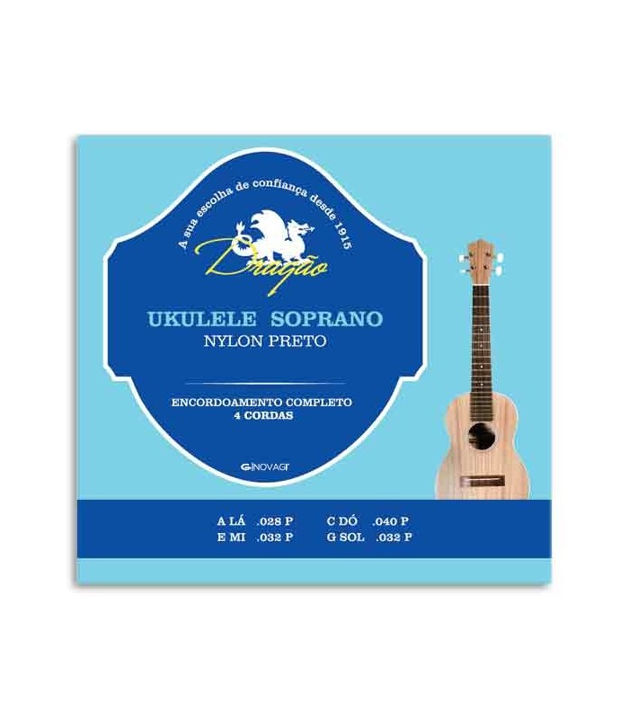 Imagem de Jogo Cordas para Ukulele Dragão Soprano 066
