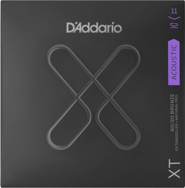 Imagem de Jogo Cordas para Guitarra Acústica D'Addario Bronze 80/20 .011 XTABR1152