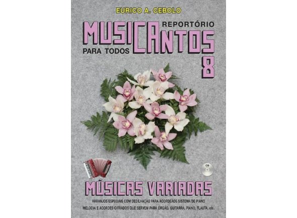Imagem de Livro Eurico Cebolo Musicantos 8