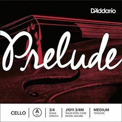Imagem de Corda para Violoncelo D'Addario Prelude A (Lá) J10113/4M