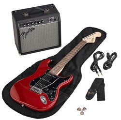 Imagem de Conjunto de Guitarra Elétrica Fender SQ Strat 15G Candy Apple Red 037-1824-609