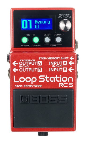 BOSS Loop Station RC-5 | Looper Compatto Con 99 Memorie, 57 Ritmi E Controllo MIDI - Per Chitarra E Basso - Foto 12