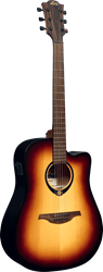 Imagem de Guitarra Acústica Amplificada LAG T70DCE-BRB