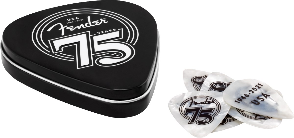 Imagem de Caixa de Palhetas Fender 75th Anniversary 198-0351-075