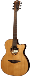 Imagem de Guitarra Acústica Amplificada LAG T118ASCE Slim Natural