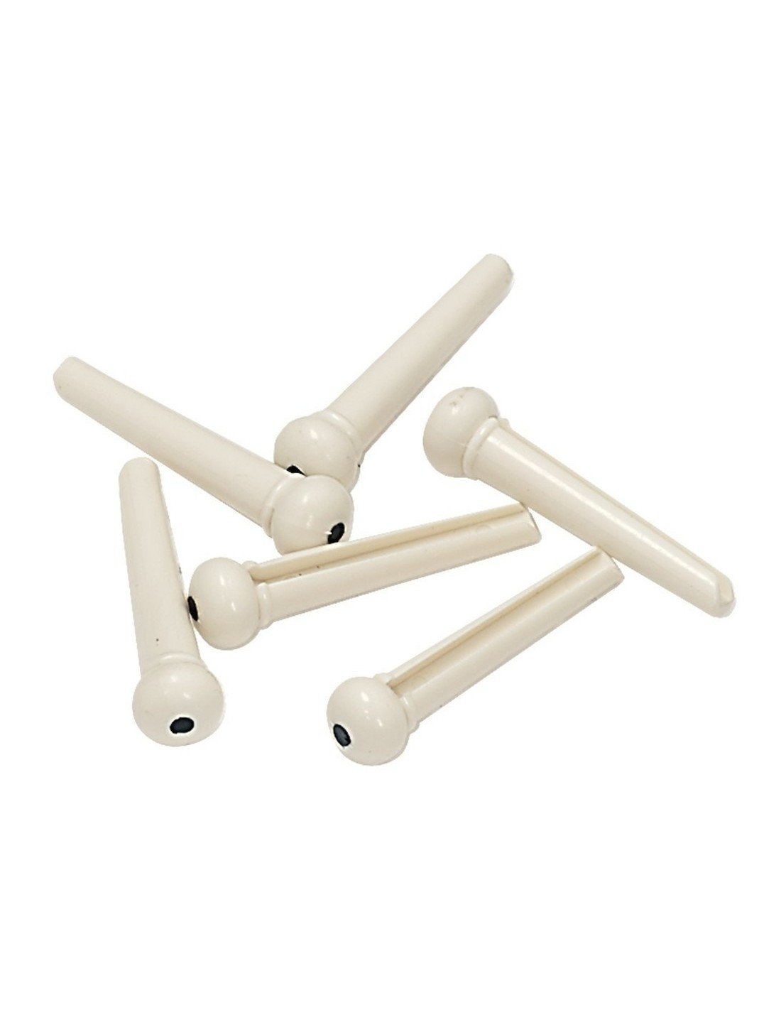Imagem de Fire Stone Guitar Bridge Pins 555003 Dot White 