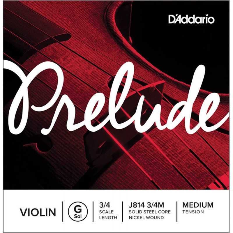 Imagem de Corda para Violino D'addario Sol J814 3/4M