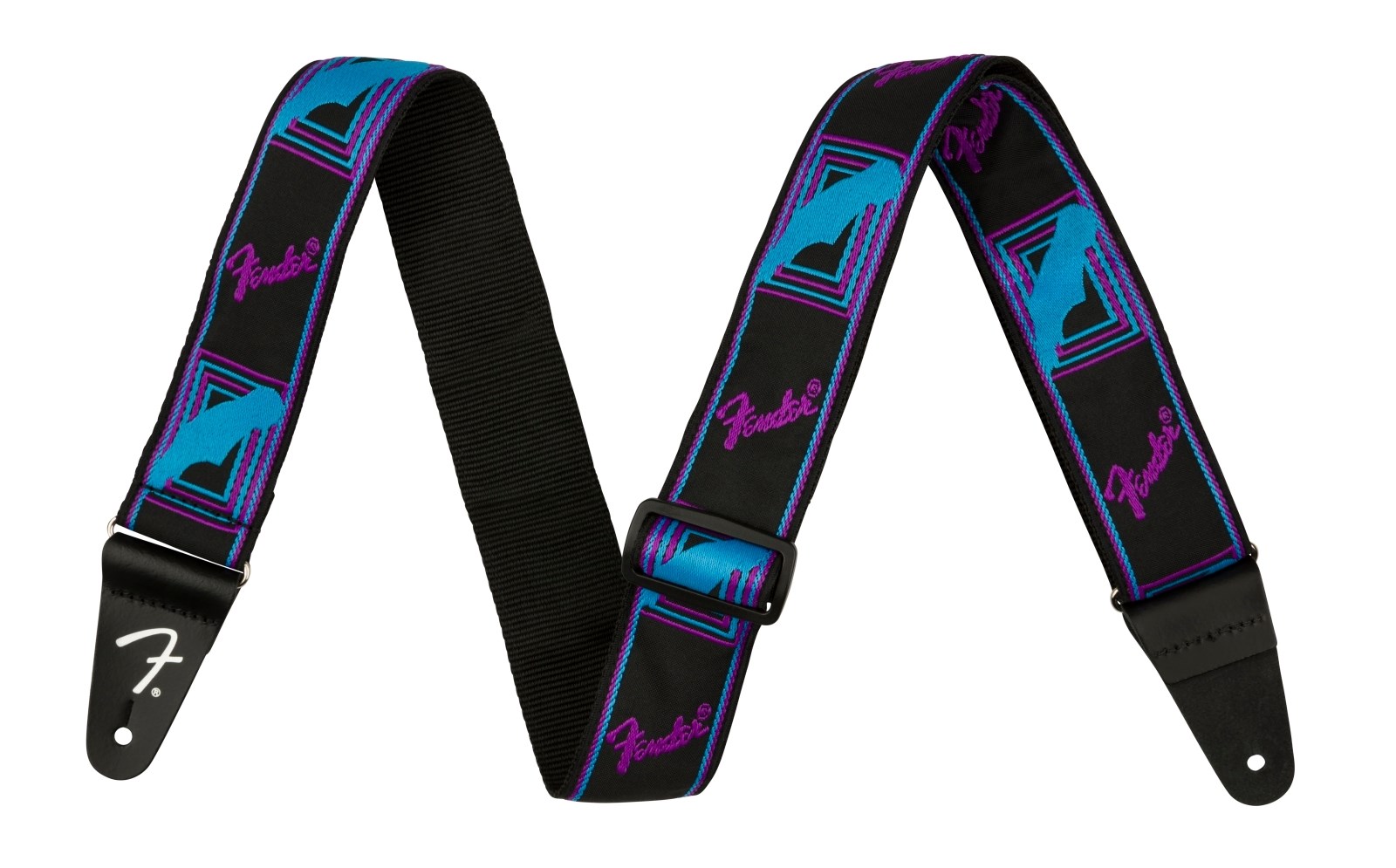 Imagem de Correia Fender Monogrammed 0990681305 PURPLE/BLUE