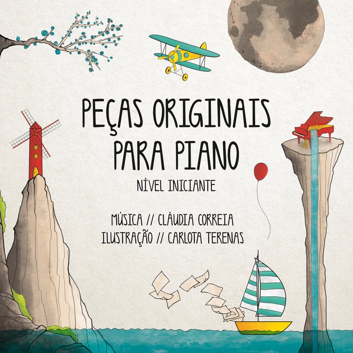 Imagem de Livro Peças Originais para Piano Nível Iniciante Cláudia Correia