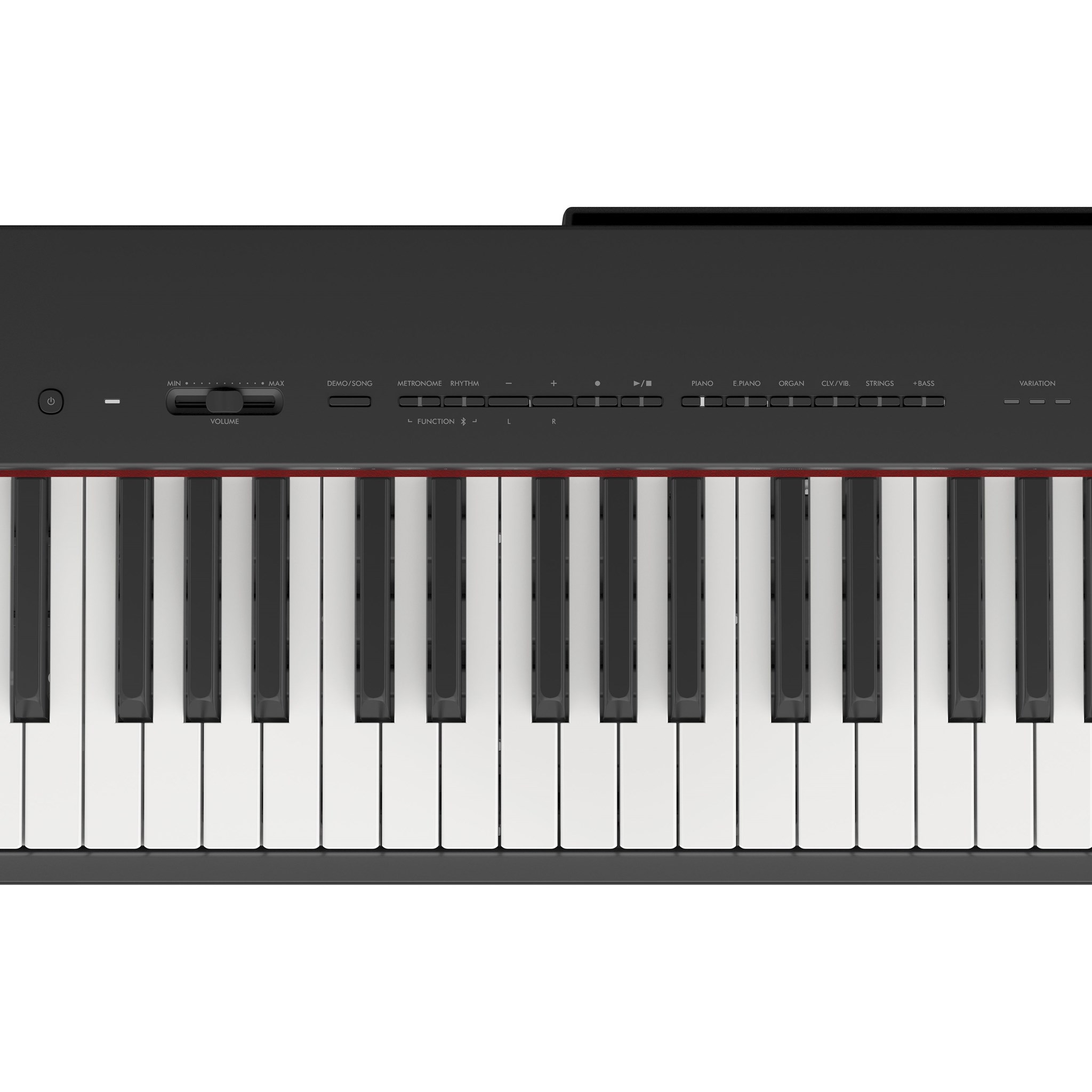 Teclado de piano eletrônico para tocar e gravar música em estúdio