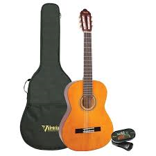 Imagem de Conjunto Guitarra Clássica Valencia VC103 3/4 Natural 