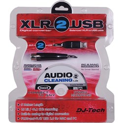 Imagem de Conversor de Áudio Analógico para Digital XLR para USB DJ-Tech x2u100400440