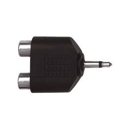 Imagem de Adaptador Proel 2 x RCA Fêmea para Jack 3,5mm Mono Macho AT125