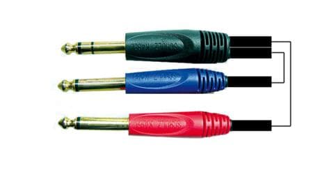 Imagem de Cabo Jack Stereo/2x Jack Mono Schulz Kabel GIS2 2mt.