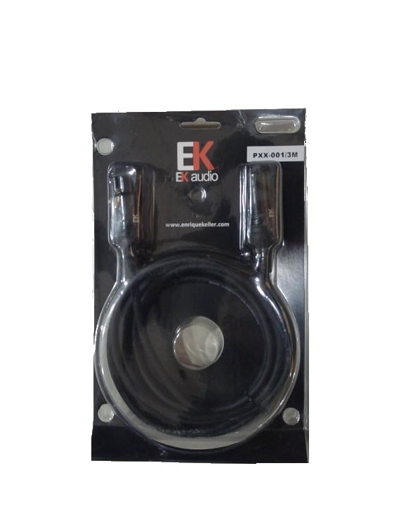 Imagem de Cabo XLR Ek Audio PXX-001/3M 3mt.