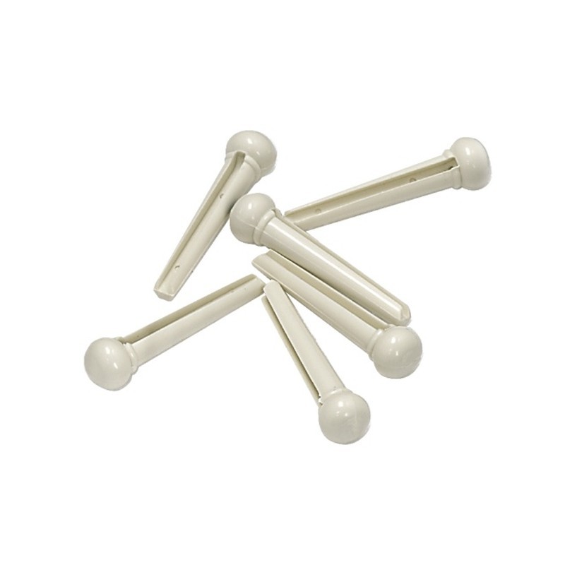 Imagem de Fire Stone Guitar Bridge Pins 555000 White