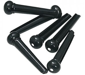 Imagem de Fire Stone Guitar Bridge Pins 555001 Black