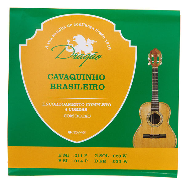 Imagem de Jogo Cordas para Cavaquinho Brazileiro Dragão 058