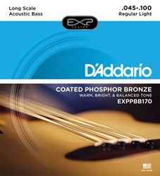 Imagem de Jogo Cordas para Baixo Acústico D'Addario Coated Phosphor Bronze .045 EXPPBB170