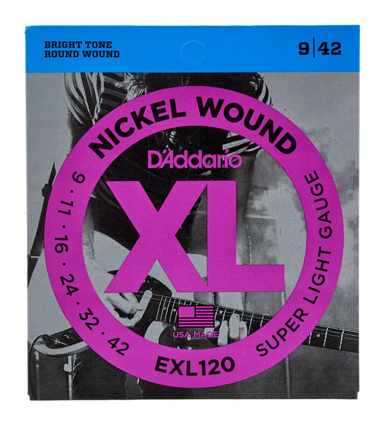 Imagem de Jogo Cordas para Guitarra Elétrica D'Addario .009 EXL120