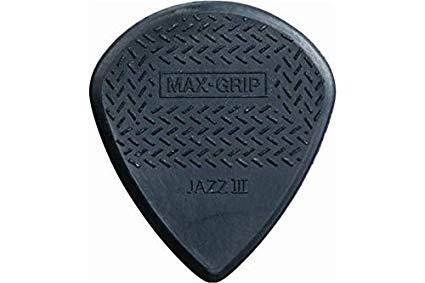 Imagem de Palheta Individual Jim Dunlop JAZZ III MAX-GRIP Preta