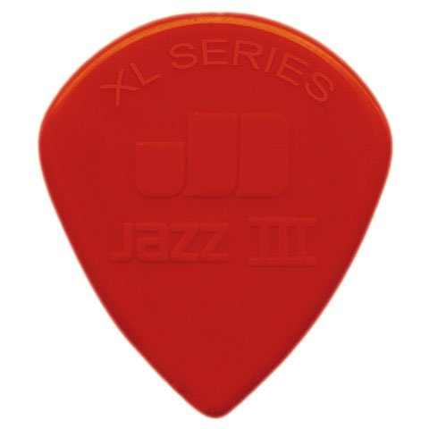 Imagem de Palheta Individual Jim Dunlop JAZZ III XL Vermelha