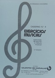 Imagem de Livro Exercicios Musicais Caderno nº4 Valentim Carvalho
