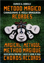 Imagem de Livro Eurico Cebolo Método Mágico Cavaquinho e Viola Braguesa Acordes