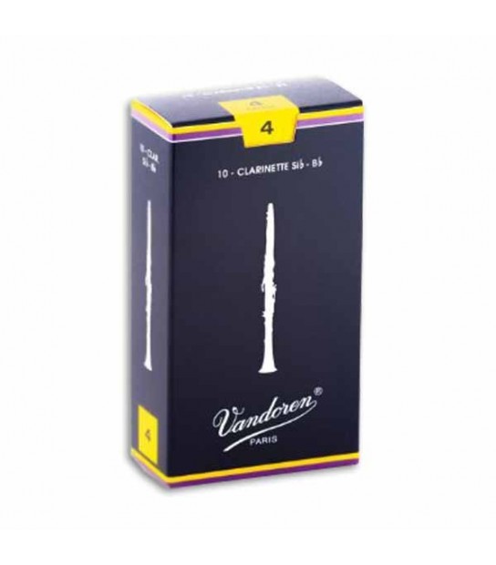 Anche Vandoren Traditionnelle Pour Clarinette Sib - Force 2, Paquet De 10, Son Pur Et Flexible