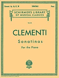 Imagem de Clementi Sonatinas (Op. 36, 37, 38) Schirmer's Library of  Musical Classics